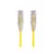 Monoprice Slim Cat6 Utp Network Cable, 2 ft.Yellow 13526 - alternate 3